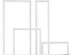 60*60cm LED φωτεινό πίνακα με 4000LM και 15000 ώρες εργασίας
