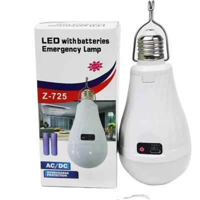 2- LED λαμπτήρα έκτακτης ανάγκης 15W E27 B22 Λιθιοειδής μπαταρία επαναφορτιζόμενη