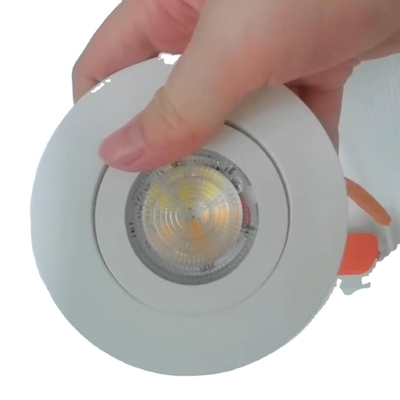 Home Office 5W 360D γωνία δέσμης ανάγλυφο LED Downlight με 80 Ra CRI και κομψό σχεδιασμό LED