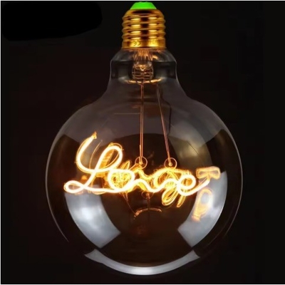 GLOBE G125 σειρά LED διακοσμητικό Edison λαμπτήρα με εξατομικευμένα μοτίβα ή κείμενο