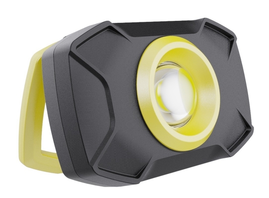 15W 4500mAh επαναφορτιζόμενο φως εργασίας με 5500K θερμοκρασία χρώματος και προβολέα