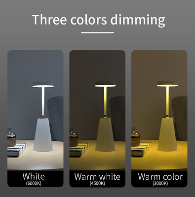Μεταλλικό ABS Shade Touch Charging Smart Table Lamp με θολωτικό και ατμοσφαιρικό φωτισμό