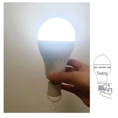 Λιθιοειδής μπαταρία επαναφορτιζόμενη λαμπτήρας LED 12W E27 B22 για επείγουσα και υγιεινή χρήση