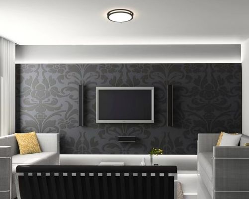 Σύγχρονο σχεδιασμό 14 ιντσών 21W 5CCT LED διπλό δαχτυλίδι οροφή φως CL-B1425 με λειτουργία DIY