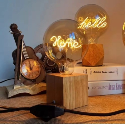 Φώτα LED με νήματα Φώτα Ευτυχισμένη οικογενειακή επιστολή Φώτα 0.2kg Μοναδικό σπειροειδές φωτιστικό LED