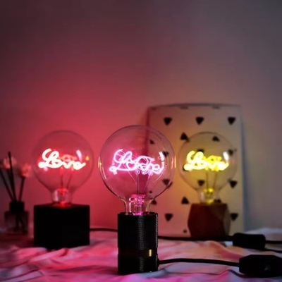 Φώτα LED με νήματα Φώτα Ευτυχισμένη οικογενειακή επιστολή Φώτα 0.2kg Μοναδικό σπειροειδές φωτιστικό LED