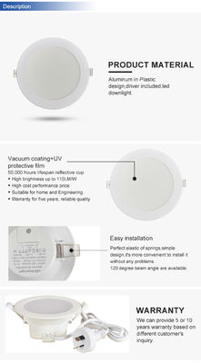 Υπηρεσία λύσεων φωτισμού IP44 18W Smart Tuya Google Alexa LED Down Light