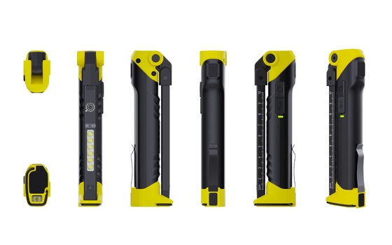 4500K Θερμοκρασία χρώματος CRI 95 LED Hook Magnet Flashlight USB επαναφορτιζόμενο φωτιστικό