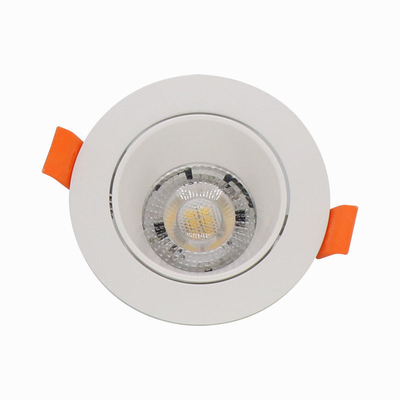 Στρογγυλό ενσωματωμένο οροφή Anti Glare Gu10 Mr16 LED φωτεινό φακό φωτισμού για εμπορικά
