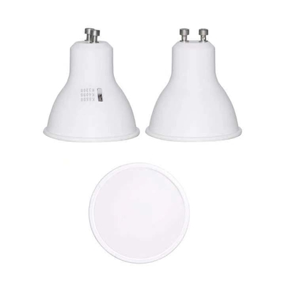 6W GU10 λαμπτήρες προβολέων LED με γωνία δέσμης 120 μοιρών και χρόνο εργασίας 30000 ωρών
