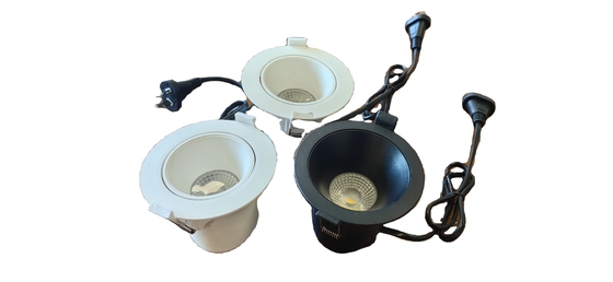 Μακροχρόνια διάρκεια ζωής 9W 0.6mm COB Ενσωματωμένο LED Downlight σε σύγχρονο σχεδιασμό για καλώδιο 3,5 ιντσών