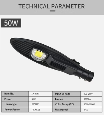 Ηλεκτρονικό ρεύμα AC 85-265V Εισερχόμενη τάση 20W 1800lm Επείγον φως δρόμου με αισθητήρα και αδιάβροχο