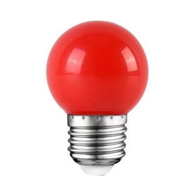 LED G45 Globe Χριστουγεννιάτικα φώτα 1W Χρωματιστή Νύχτα Μίνι Edison E26 15W ισοδύναμο κόκκινο λαμπτήρα