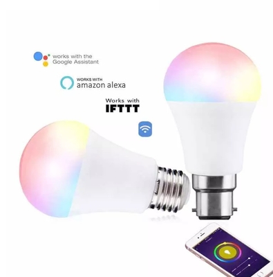 Έξυπνο φωτισμό RGBCW Πολυχρωματικό BT E27 B22 LED έξυπνο λαμπτήρα με 30000 ώρες εργασίας