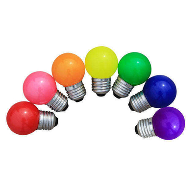 Χρωματιστή λάμπα LED 1W 2W G45 Golf E14 B22 E27 για φωτισμό και σχεδιασμό υλικού γυαλιού