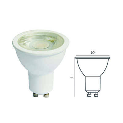 Πλαστικό Αλουμινίου θερμοκηλίδα Led Bulb 7W MR16 Gu10 Φωτισμός 36 βαθμοί /60 βαθμοί /120D