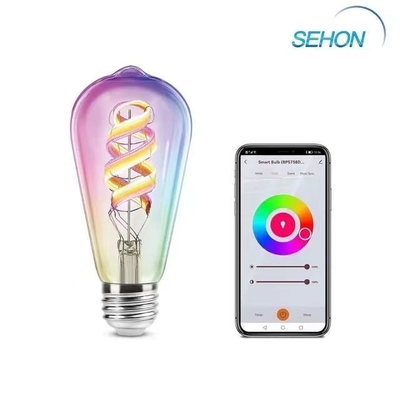 Ασύρματο Bluetooth εσωτερικό έξυπνο λαμπτήρα LED με RGB φως και TUYA APP έλεγχο
