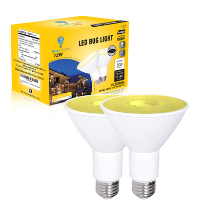 12W 100W Αμβλύσιμο Αδιάβροχο E26 3000K Ζεστό Λευκό LED Φωτήρα Πλημμύρας PAR30 Διαχειριστής κουμπιών