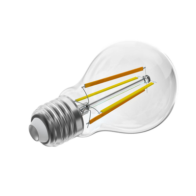 2024 Σχεδιασμός Οικιακού φωτισμού LED E27 Retro Filament Bulb με υλικό γυαλιού 80-90 CRI
