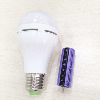 Επαναφορτιζόμενο λαμπτήρα LED 7w E27 B22 για φωτισμό έκτακτης ανάγκης σε 6000K