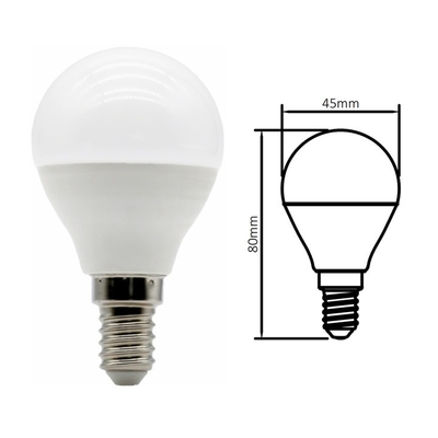 Σχήμα μπάλας του γκολφ λάμπα LED 5W 110v/220v E17 E27 B22 βάση Προσαρμόσιμη για εσωτερικό φωτισμό