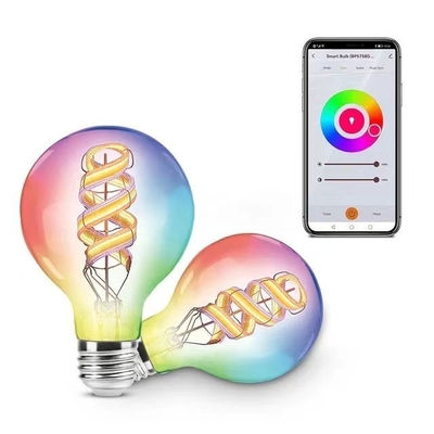 Ασύρματο TUYA APP Control Indoor Smart LED Bulb Light Dimming RGB Πηγή CRI Ra 80-90