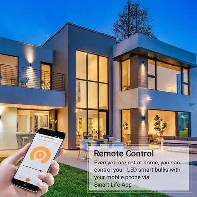 Ασύρματο TUYA APP Control Indoor Smart LED Bulb Light Dimming RGB Πηγή CRI Ra 80-90