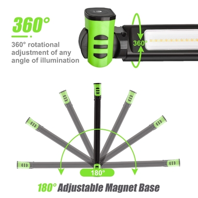 IP80 LED εργασιακό φως 1600 Lumen Δύο χρώματα θερμοκρασία 360 βαθμών Μαγνητικό και Hook