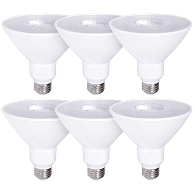 Δύναμη 6 Μετρητής Ψυχρό λευκό E26 5000K LED προβολέας προβολέας λαμπτήρα για εξωτερικό φωτισμό
