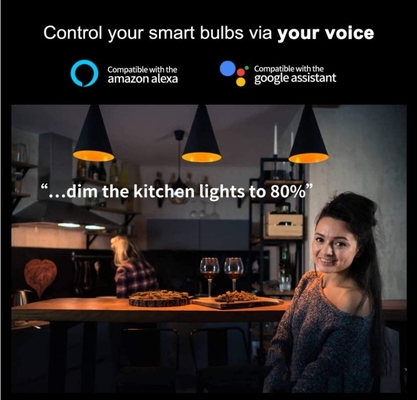 Επικεφαλής τηλεχειρισμού Smart WiFi GU10/MR16 Spot Bulb με Google Alexa και υποστήριξη θολωτικής λειτουργίας