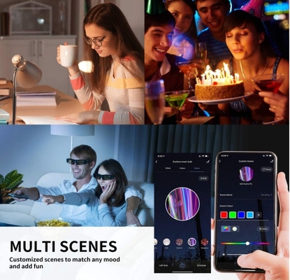 Επικεφαλής τηλεχειρισμού Smart WiFi GU10/MR16 Spot Bulb με Google Alexa και υποστήριξη θολωτικής λειτουργίας