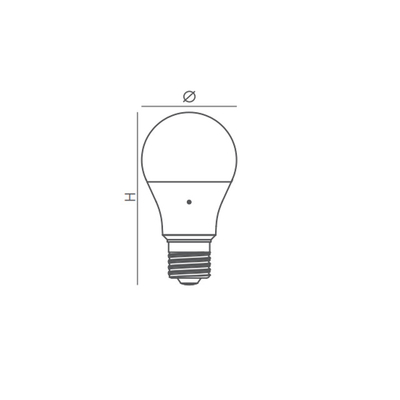 Σχεδιασμός φωτισμού και κυκλωμάτων DC12V 2W 4W 5W A60 LED ηλιακό λαμπτήρα με βάση E27/B22