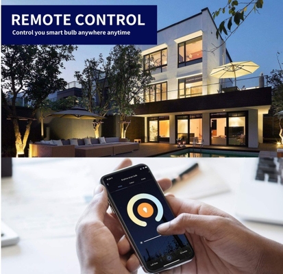 9W E27/B22 Πολυχρωματικό Φωτοβολταρίδιο LED Wi-Fi