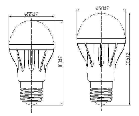 Εσωτερικός λαμπτήρας LED 5w 7w Πλήρης πλαστικός με σχεδιασμό ράβδου και χωρίς προβλήματα LED πηγή φωτός
