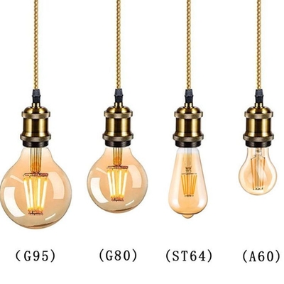 Ηλεκτρονική τροφοδοσία κυκλικής ροής LED Filament ST58 ST64 Bulb για προσαρμοσμένο εξοικονόμηση ενέργειας οικιακό φωτισμό