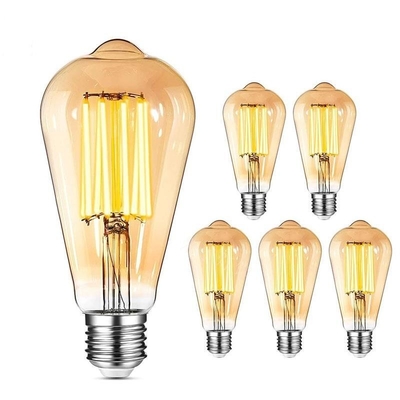 3000K 7W 800LM Dim LED Filament Bulb E27 Βασικός τύπος για διάρκεια ζωής 30000 ωρών