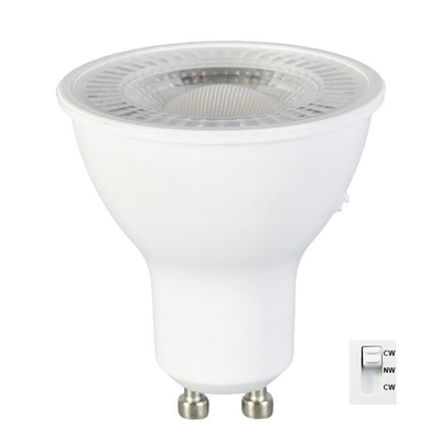 Οικιακή Ενδυμασία LED λάμπα 3-Βήμα CCT Αλλαγή 5W 7W GU10/MR16 Φωτό με διακόπτη