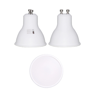 CRI 80 6W 120D GU10 Αμβλύνεται φωτεινό προβολέα LED με πολλαπλή επιλογή CCT 3000K/4000K/6500K
