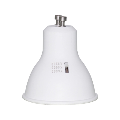 CRI 80 6W 120D GU10 Αμβλύνεται φωτεινό προβολέα LED με πολλαπλή επιλογή CCT 3000K/4000K/6500K