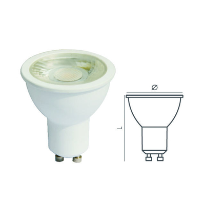 Εσωτερικός λαμπτήρας LED Gu10 Spotlight 7w Γραφείο λαμπτήρα με φωτισμό και υπηρεσίες σχεδιασμού κυκλωμάτων