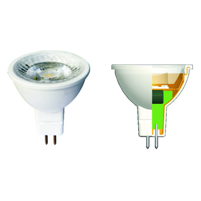 Μακροχρόνια διάρκεια ζωής 25000 ώρες LED MR16 5W 3W Φως προβολέα λάμπα 4000K 220V με IC Driver