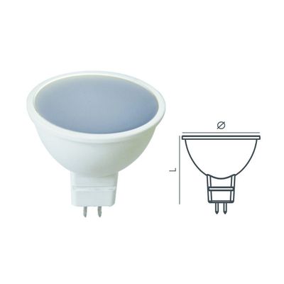 Υψηλής ισχύος 7w Gu5.3 Led Mr16 220v Downlight Spot 120 βαθμούς για σύγχρονο σχεδιασμό και πώληση
