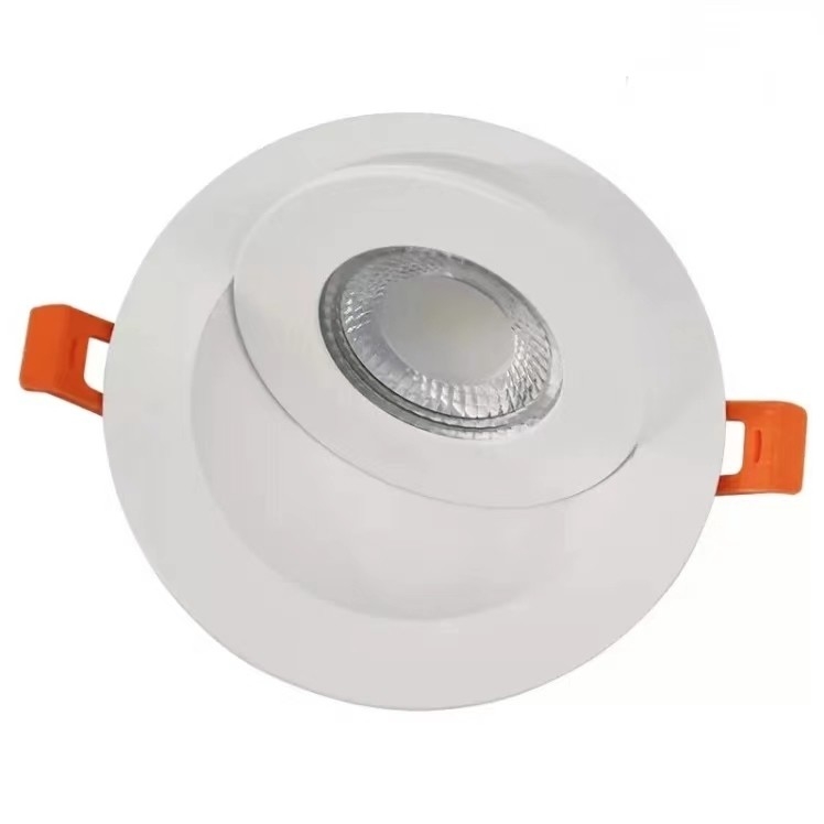 Home Office 5W 360D γωνία δέσμης ανάγλυφο LED Downlight με 80 Ra CRI και κομψό σχεδιασμό LED