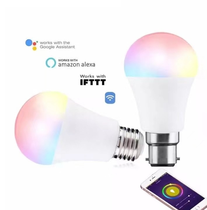 15000 ώρες ζωής λειτουργίας Tuya Smart LED λαμπτήρας με πολυχρωματικό RGBCW και BT έλεγχο