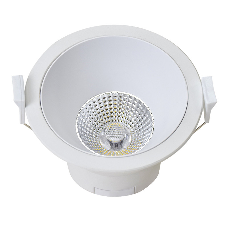 Μακροχρόνια διάρκεια ζωής 9W 0.6mm COB Ενσωματωμένο LED Downlight σε σύγχρονο σχεδιασμό για καλώδιο 3,5 ιντσών