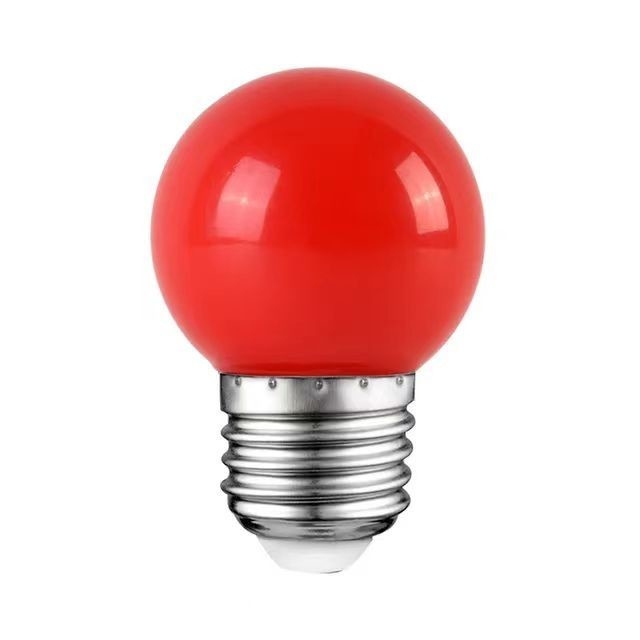 LED G45 Globe Χριστουγεννιάτικα φώτα 1W Χρωματιστή Νύχτα Μίνι Edison E26 15W ισοδύναμο κόκκινο λαμπτήρα
