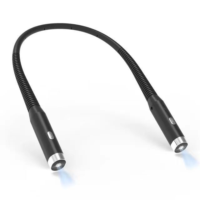 Κύκλος ελέγχου Κύκλος ελέγχου LED Φορητό ευέλικτο λαιμό κρεμασμένο φόρτιση φωτισμός βιβλίου για DIY