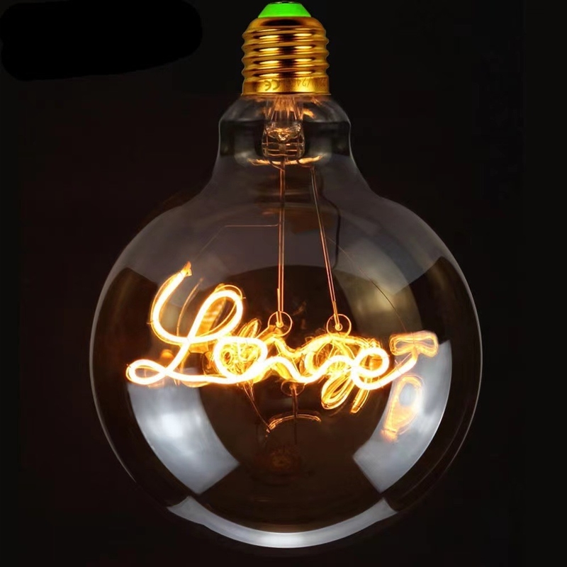 2700K E27 Βάση 4W G80/95/125 Σειρά Δοκιμαστικό LED Διακοσμητικό Edison Bulb Διαφανές γυαλί κεχριμπάρι