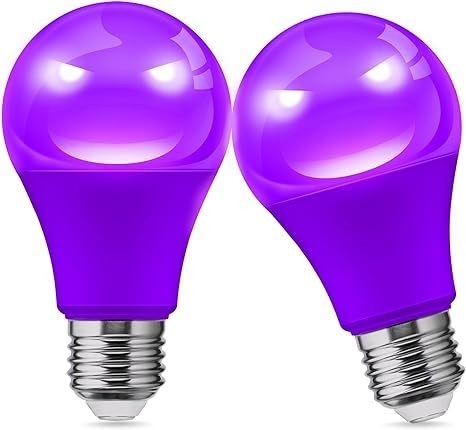15000 ώρες εργασίας Ζωή Πορφυρή λάμπα LED A19 9W για διακόσμηση σπιτιού και πάρτι