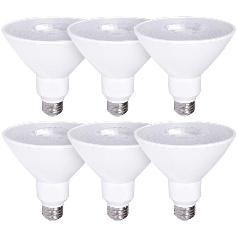 Δύναμη 6 Μετρητής Ψυχρό λευκό E26 5000K LED προβολέας προβολέας λαμπτήρα για εξωτερικό φωτισμό